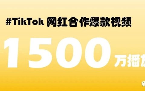 一条TikTok网红合作视频播放量超1500万，我是怎么做的？你能借鉴什么？