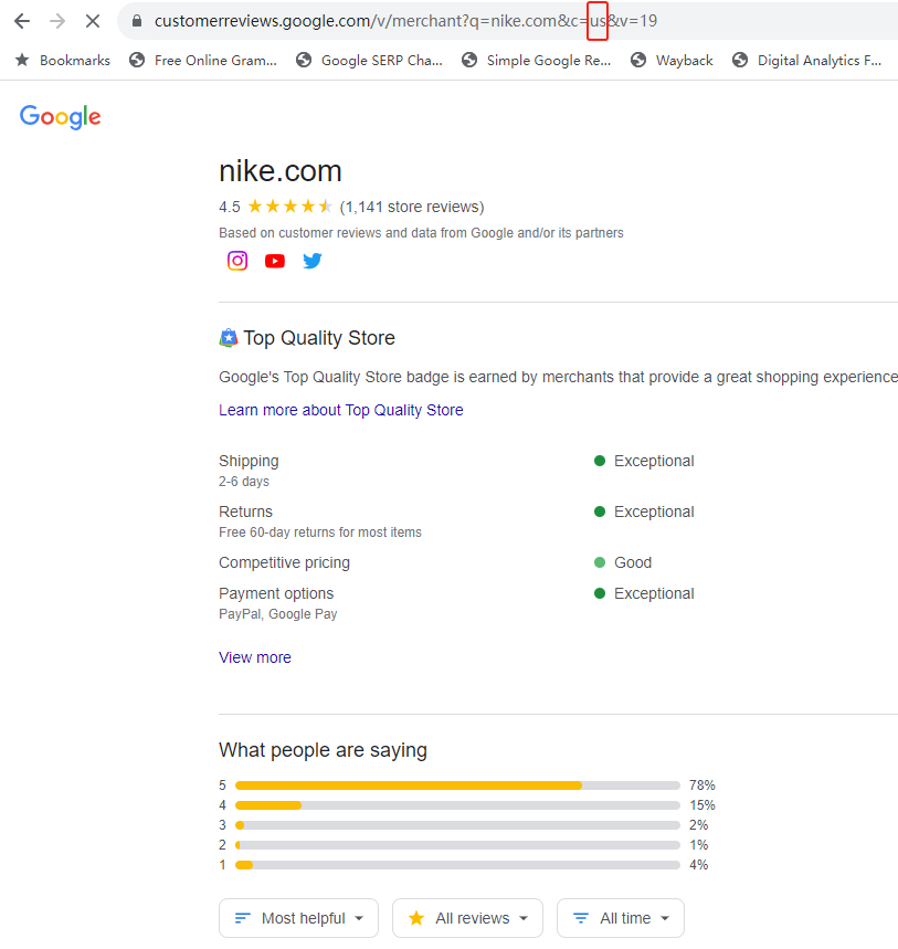 如何在谷歌搜索结果中展示卖家评分？