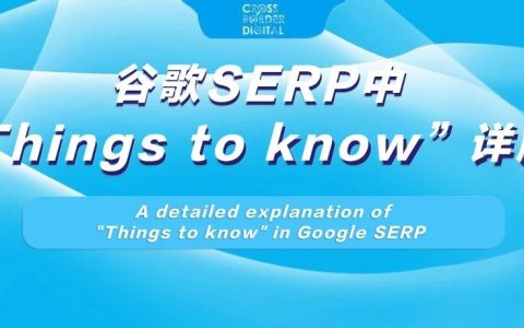 谷歌SERP中“Things to know”详解