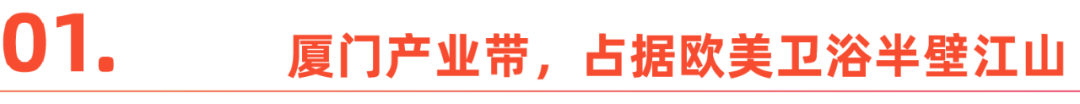 一线｜中国闽南“卫浴硅谷”，国内海外“双开花”