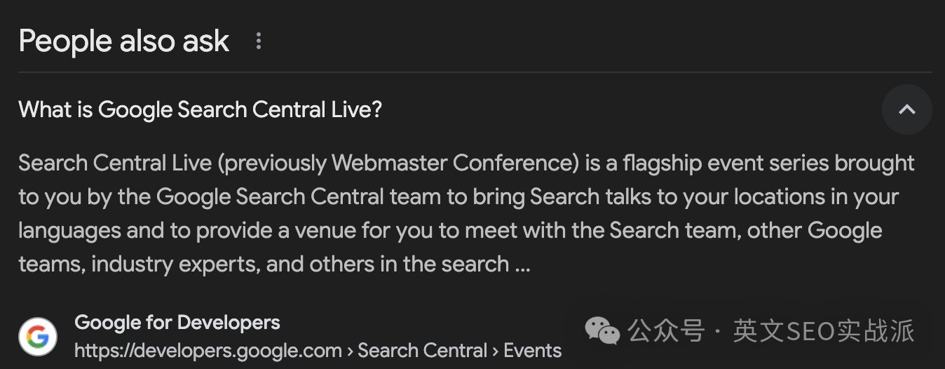 在曼谷参加了Google官方举办的Search Central Live大会，以下是我的SEO笔记和感悟