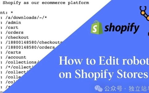 Shopify独立站技术SEO 001: Robots.txt 设置及规则