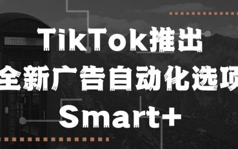 TikTok推出全新广告自动化选项Smart+，助力品牌提升广告效果