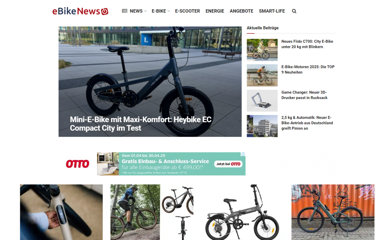 十大E-bike海外媒体推荐榜单：单月千万级曝光