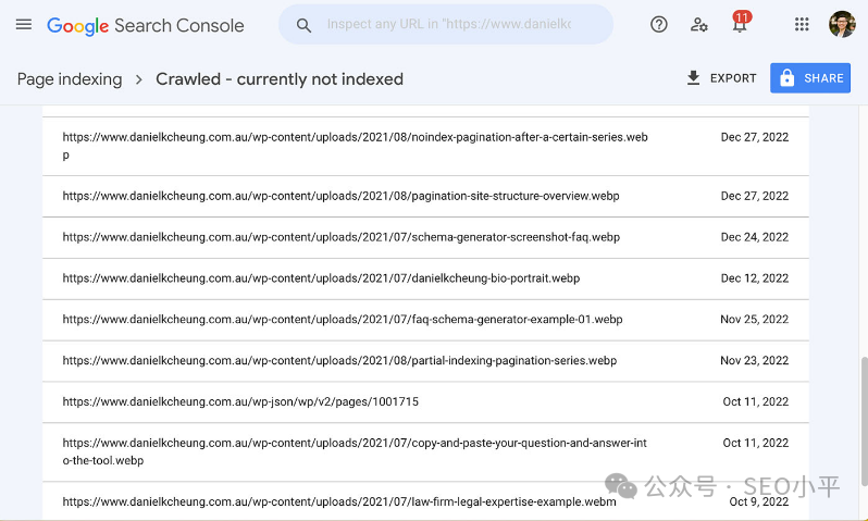 GSC 报错WebP图片总是 “未索引” 怎么解决
