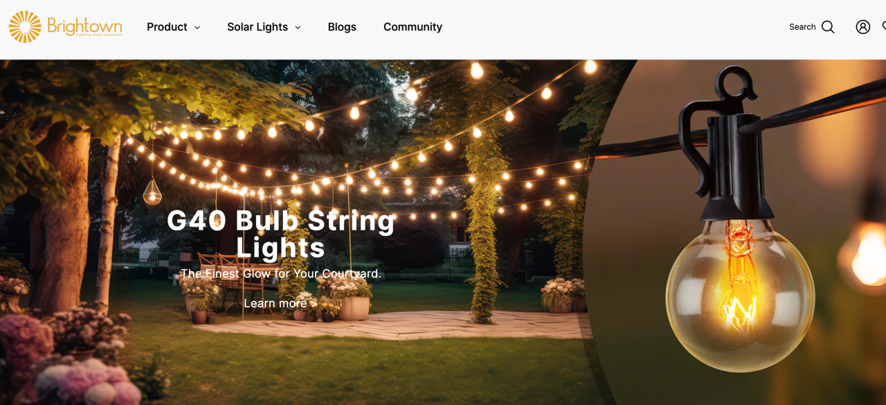 年销4500万美金的爆款照明品牌Brightown，如何引爆欧美庭院经济？