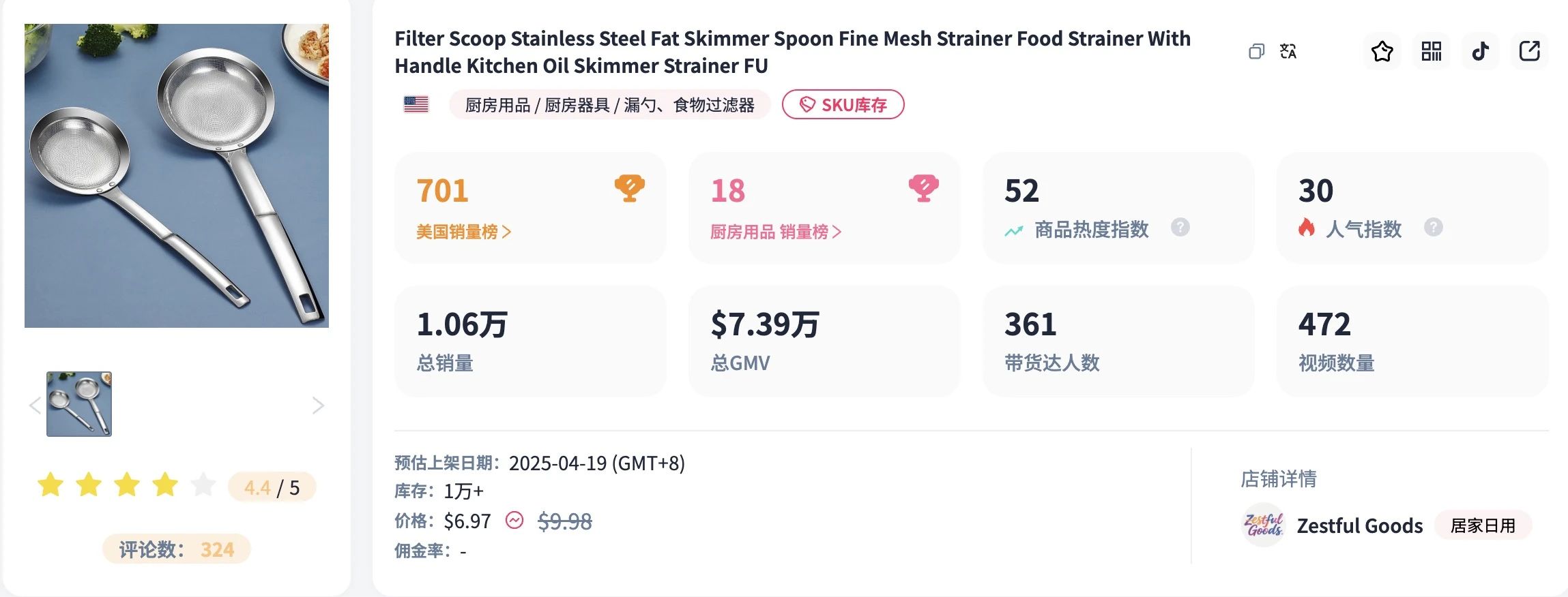 利润10倍，TikTok又带火这一厨房神器！