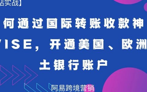 如何通过Wise开通美国、欧洲本土银行账户