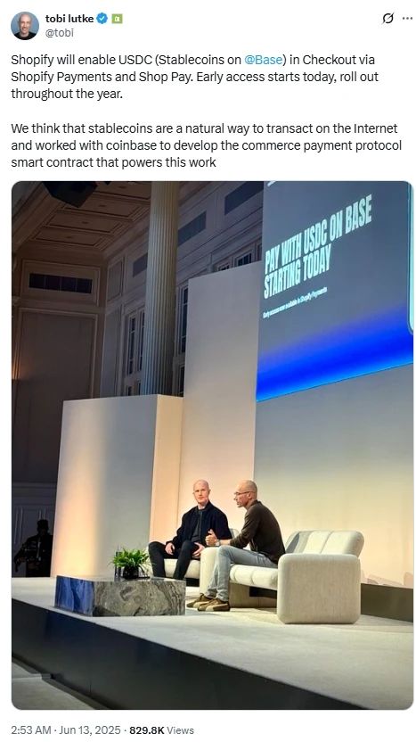 Shopify也支持加密货币支付了？未来已来！