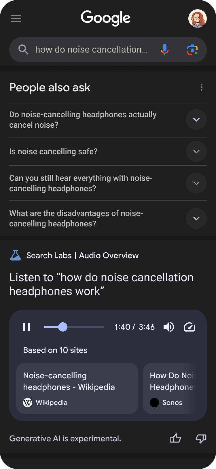 谷歌 Audio Overview 小网站流量的新打击