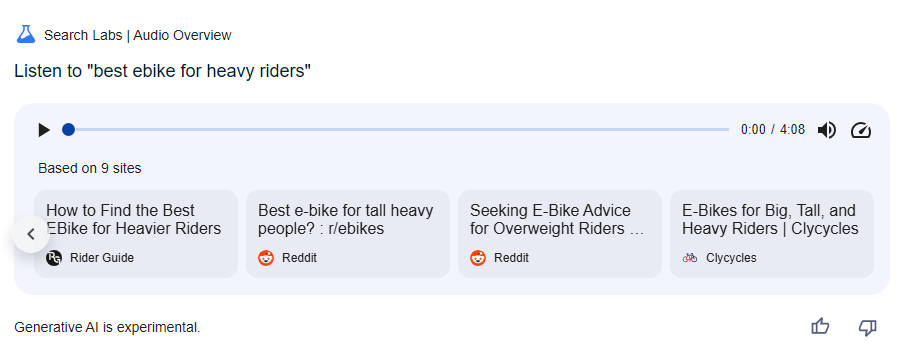 谷歌 Audio Overview 小网站流量的新打击