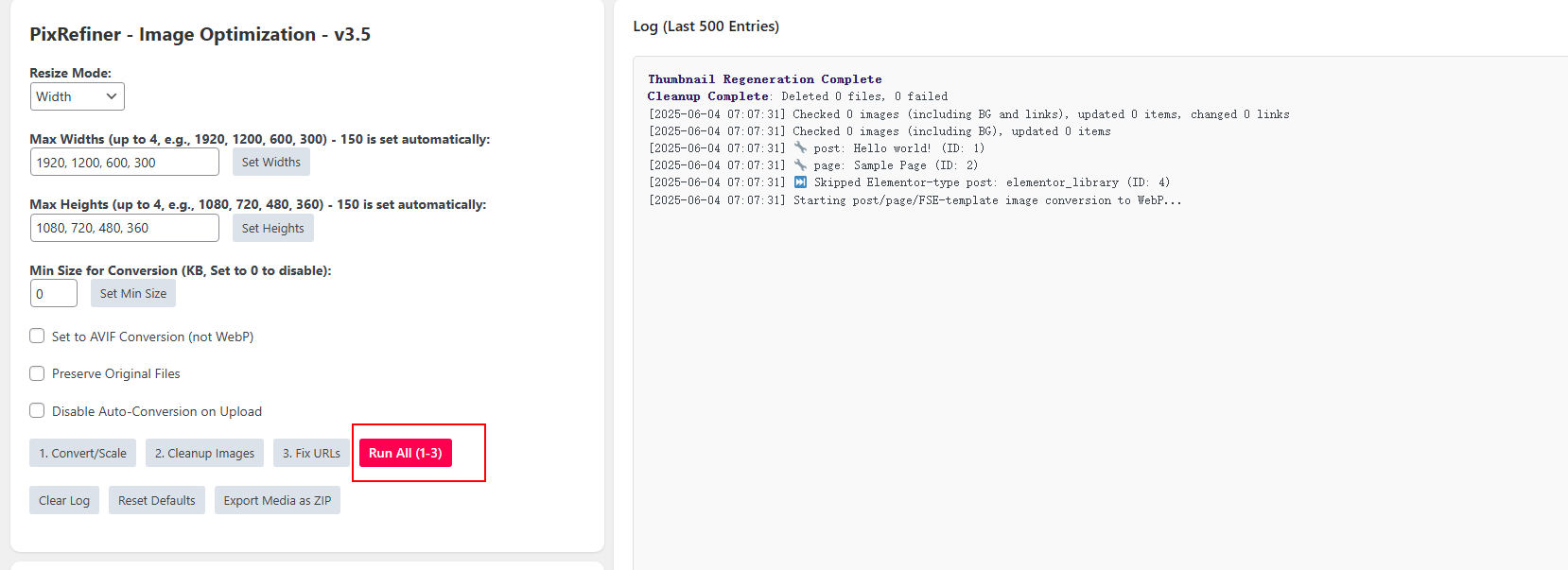 免费的WordPress WebP AVIF图片格式转化工具