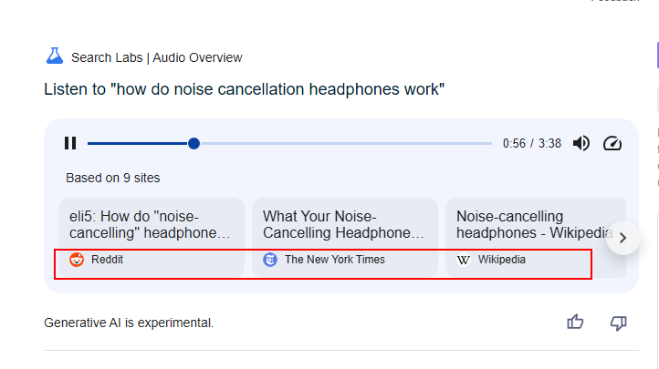 谷歌 Audio Overview 小网站流量的新打击