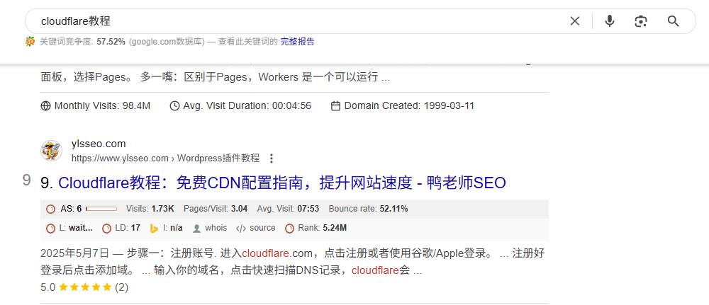 谷歌SEO教程：新网站怎么做Google SEO优化（附诊断清单） – cloudflare教程