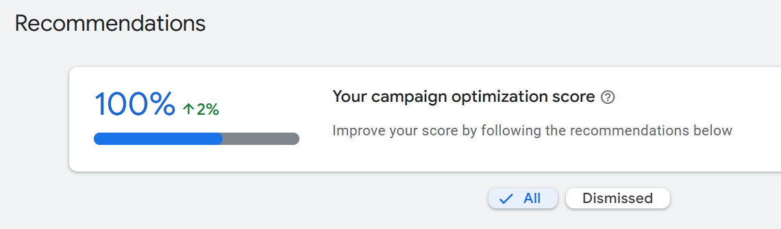 如何提高Google广告的优化得分?