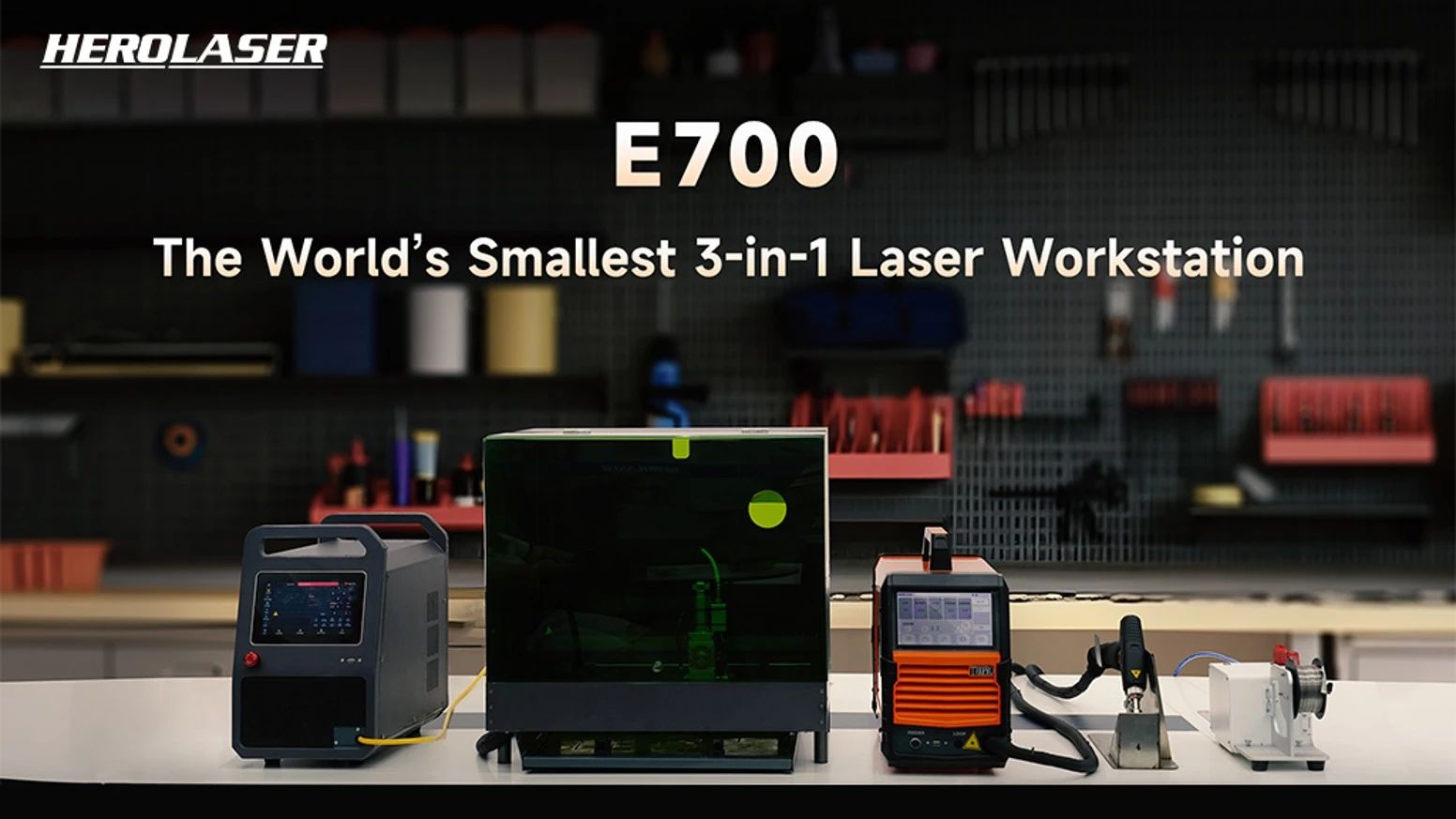 Herolaser E700-The World's Smallest 3-in-1 Laser Workstation by HEROLASER —  Kickstarter