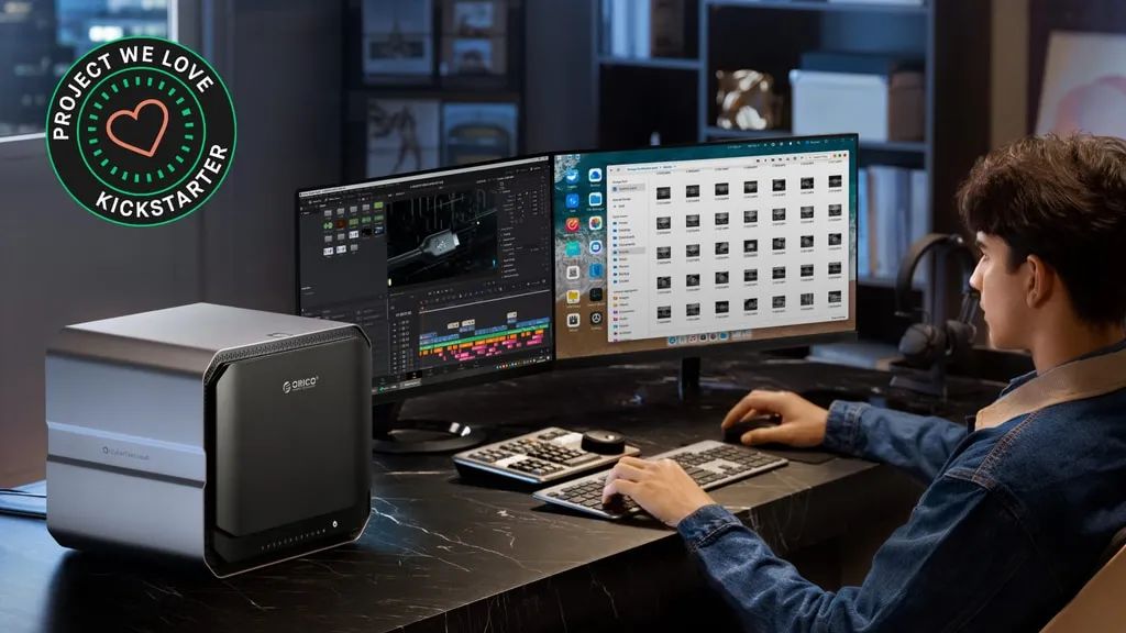 ORICO CyberData AI-powered NAS with GPU Dock & RAID Cabinet by Orico —  Kickstarter