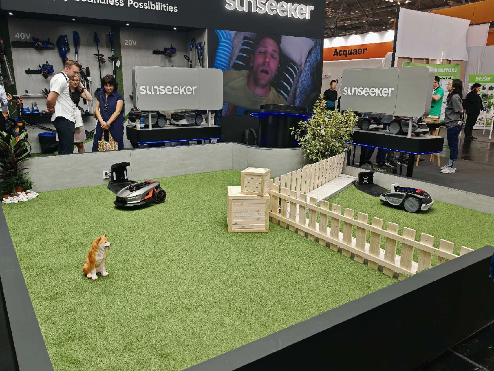 白马Sunseeker重磅发布多款割草机器人