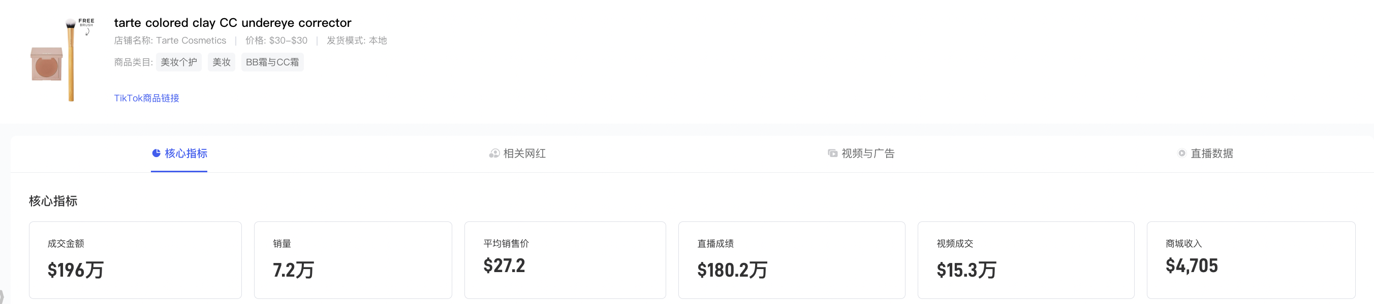 年营收12亿美元！美妆品牌Tarte如何靠红人营销逆袭？