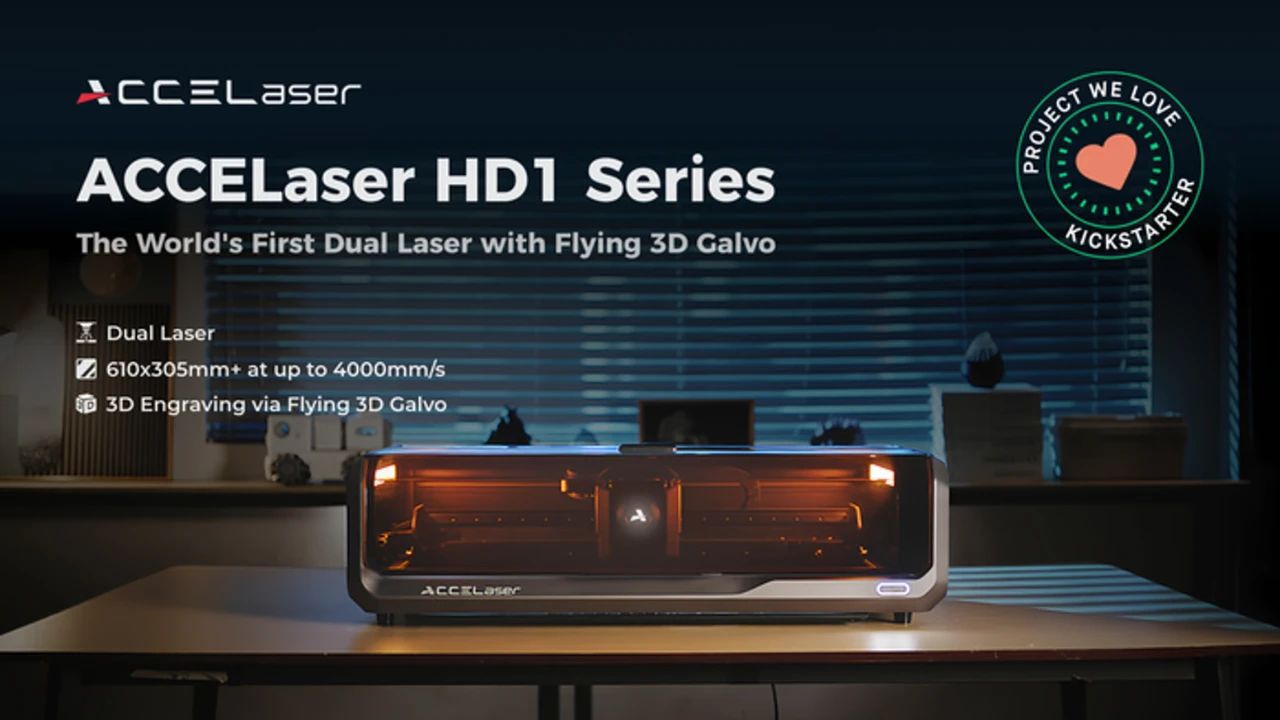 137万美金众筹背后，中国品牌ACCELaser如何突围桌面激光赛道？