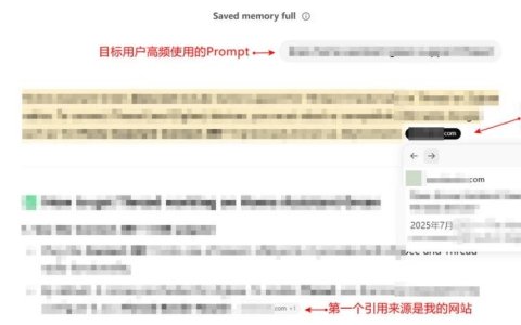 我用做SEO的思路去做GEO，成功获得了ChatGPT的引用，方法如下