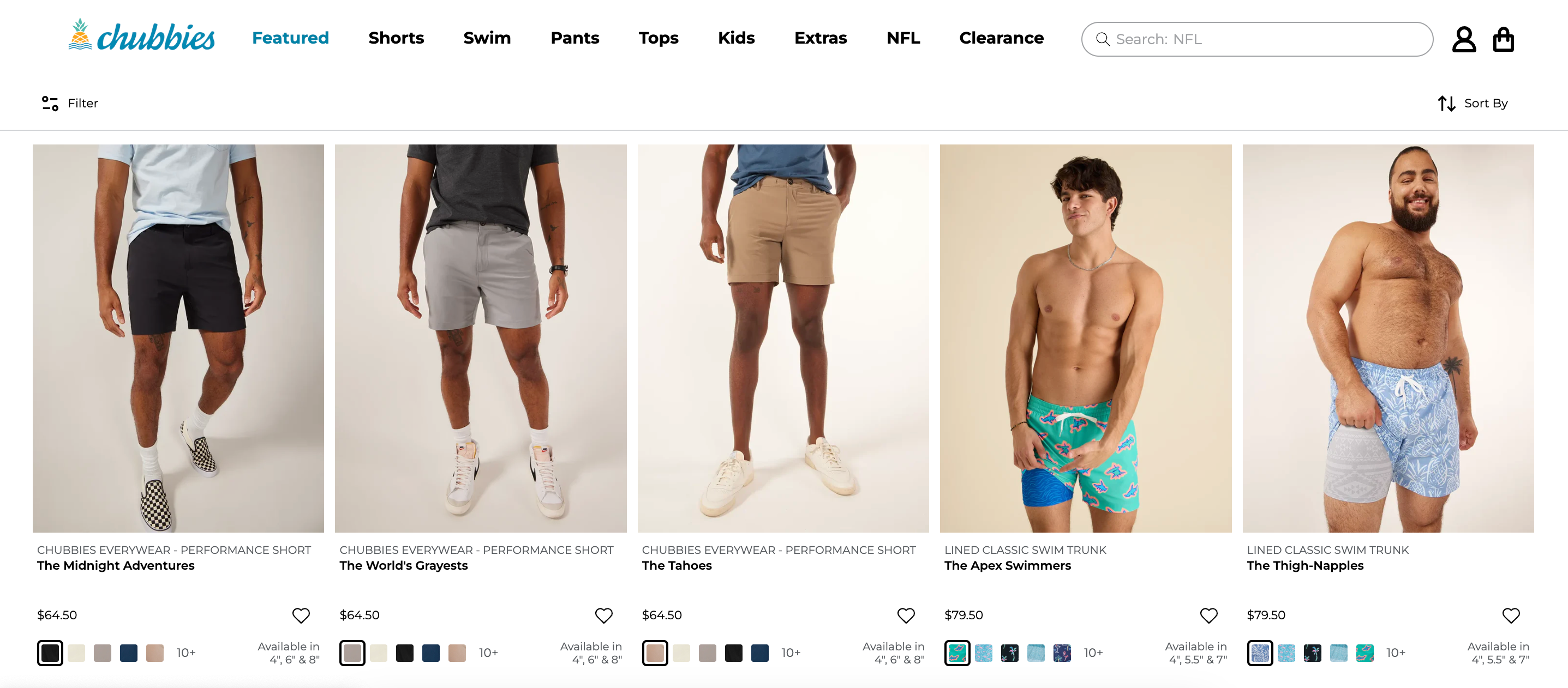 快时尚的金矿还有很多，只做男士短裤的Chubbies一年销量能破亿