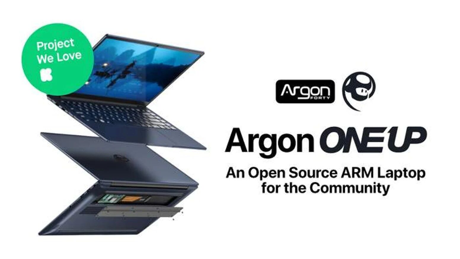 Argon ONE UP: An Open Source ARM Laptop for the Community by Argon Forty —  Kickstarter