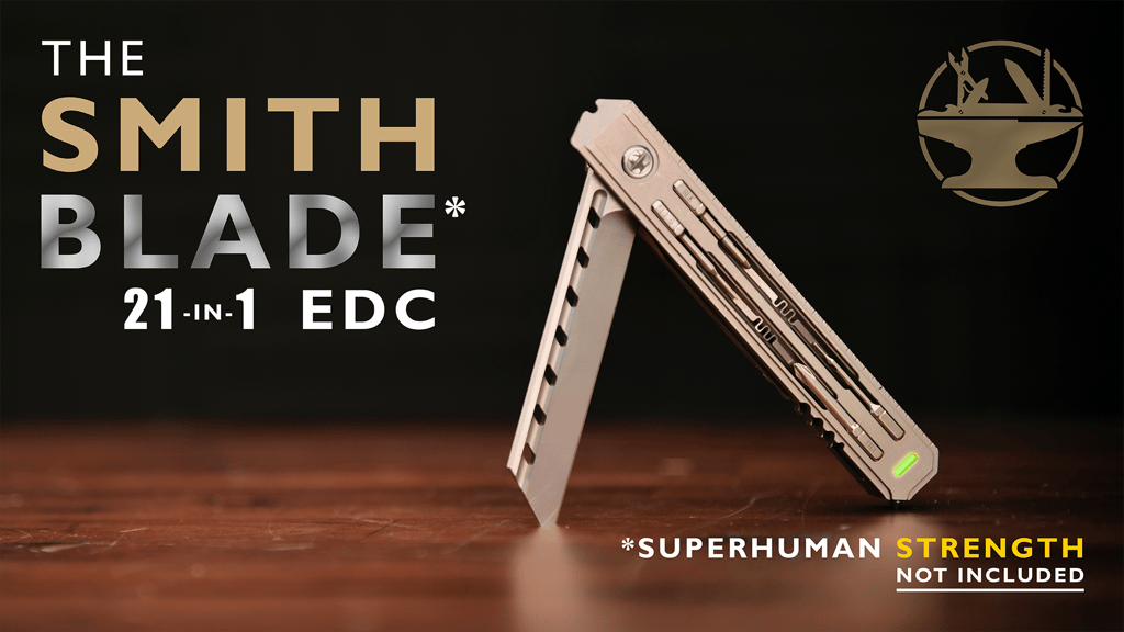 The Smith Blade (21-in-1 Titanium Multi-Tool) by Hacksmith Industries —  Kickstarter
