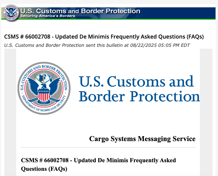 大面积暂停美国发货！美国海关紧急公告