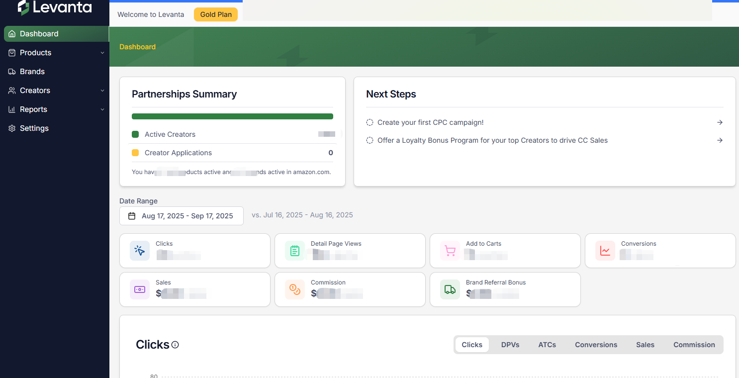 亚马逊联盟平台Levanta商家账户实操指南