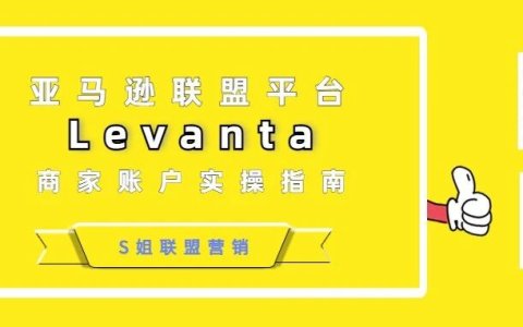 亚马逊联盟平台Levanta商家账户实操指南