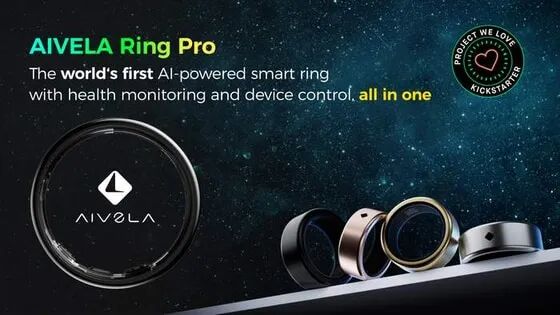 AIVELA Ring Pro: All-in-One Smart Ring to Master Your Day by AIVELA —  Kickstarter