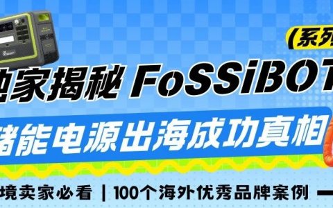 拆解 FOSSIBOT：中国储能新锐如何在围剿中撕开市场？