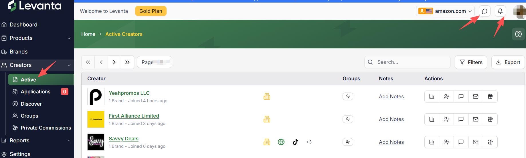 亚马逊联盟平台Levanta商家账户实操指南
