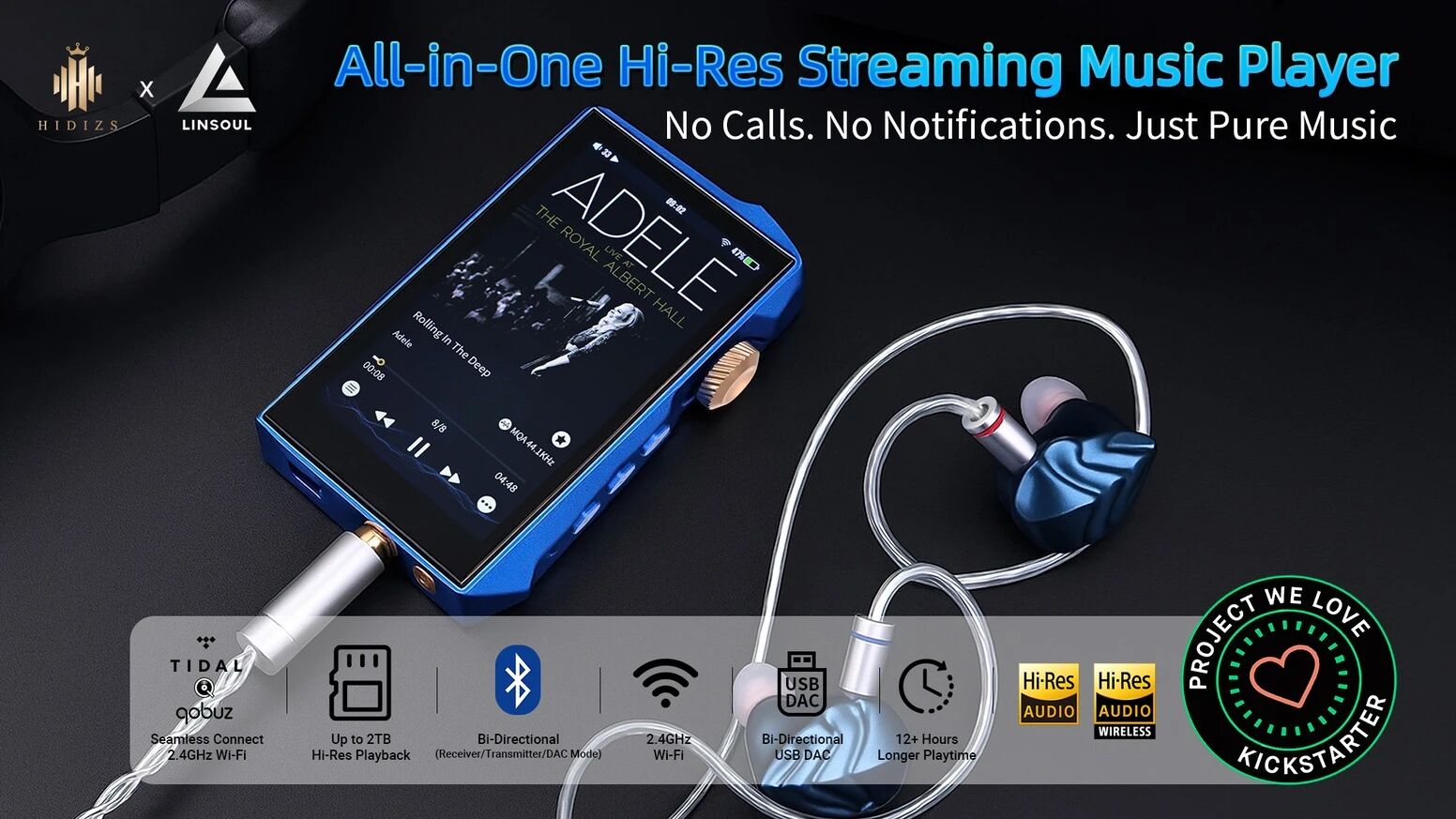 AP80 PRO MAX - All-in-One Hi-Res Streaming Music Player by Hidizs —  Kickstarter