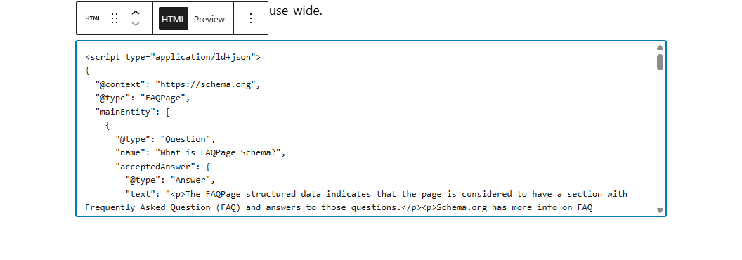博客文章插入Schema结构化数据的方式
