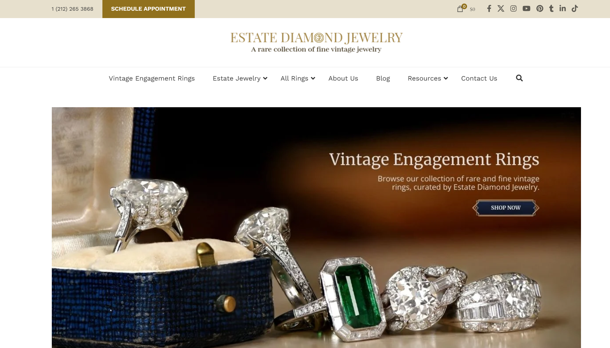 时光淬炼的珠宝典藏：Estate Diamond Jewelry品牌深度拆解