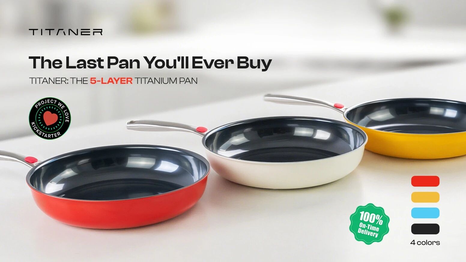Titaner 5-Layer Titanium Frying Pan — One Pan for Everything by Titaner-WY  — Kickstarter