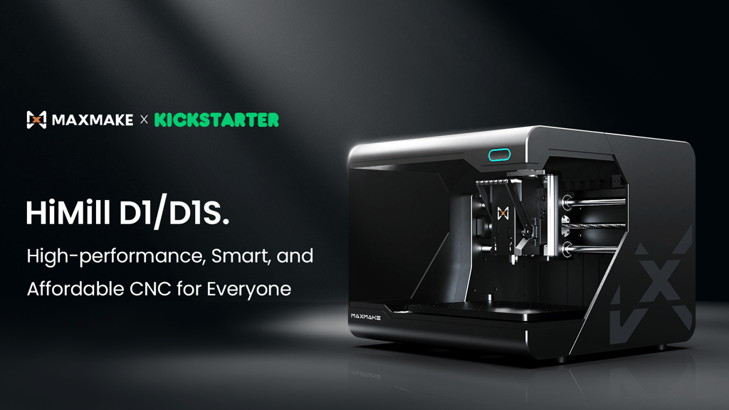 HiMill D1/D1S. High-performance, Smart, and Affordable CNC. by Maxmake —  Kickstarter