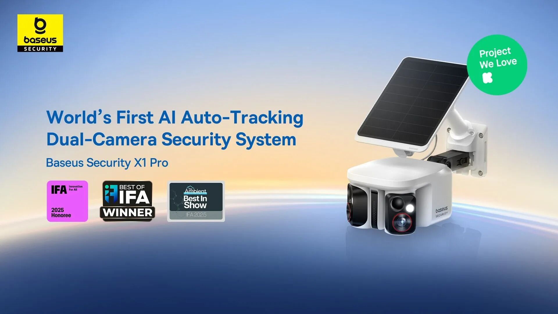 Baseus Security X1 Pro: The world's first smart AI dual-tracking security  camera