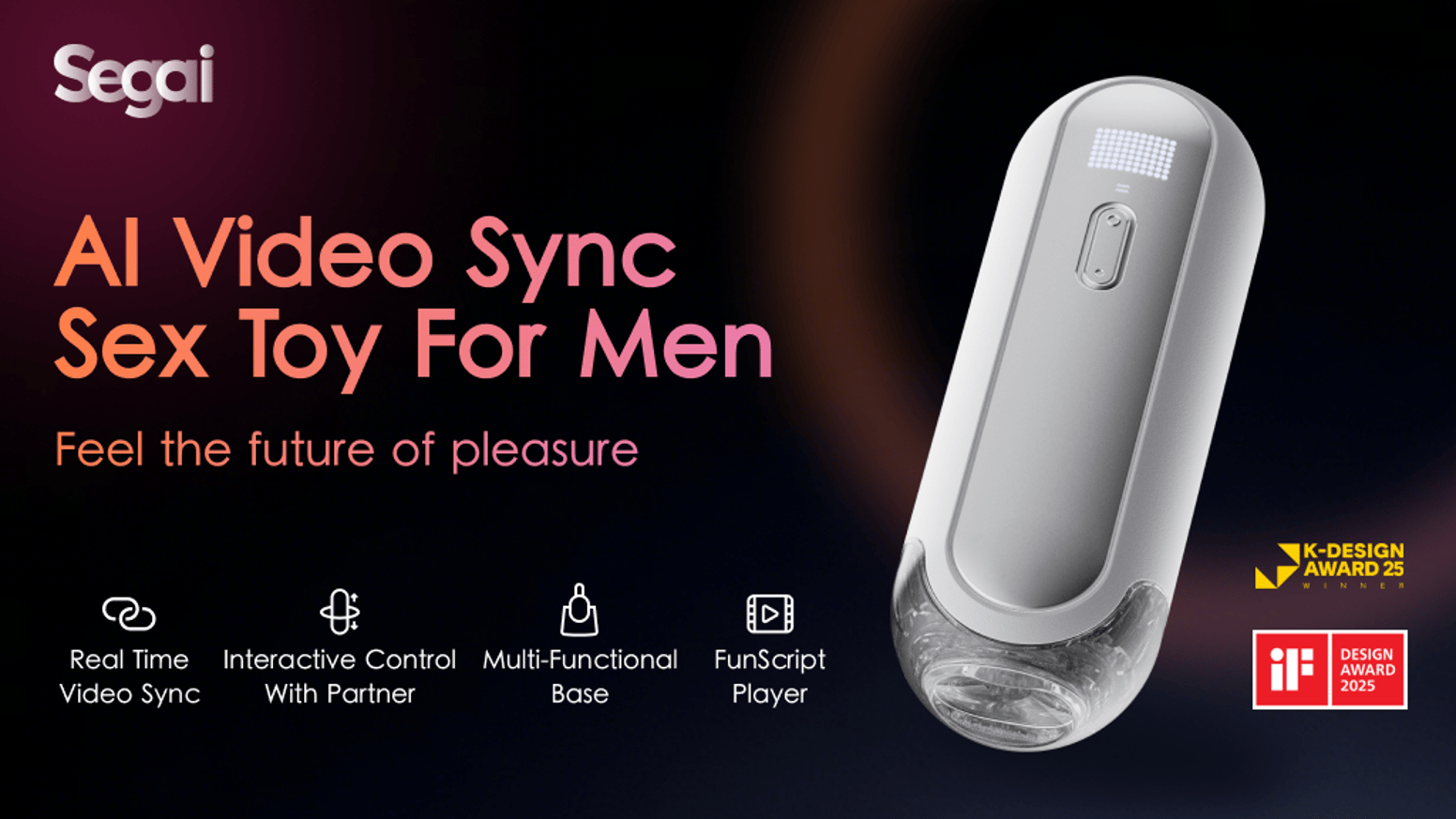SyncOne: AI-Powered Pleasure Device for Men by Segai — Kickstarter