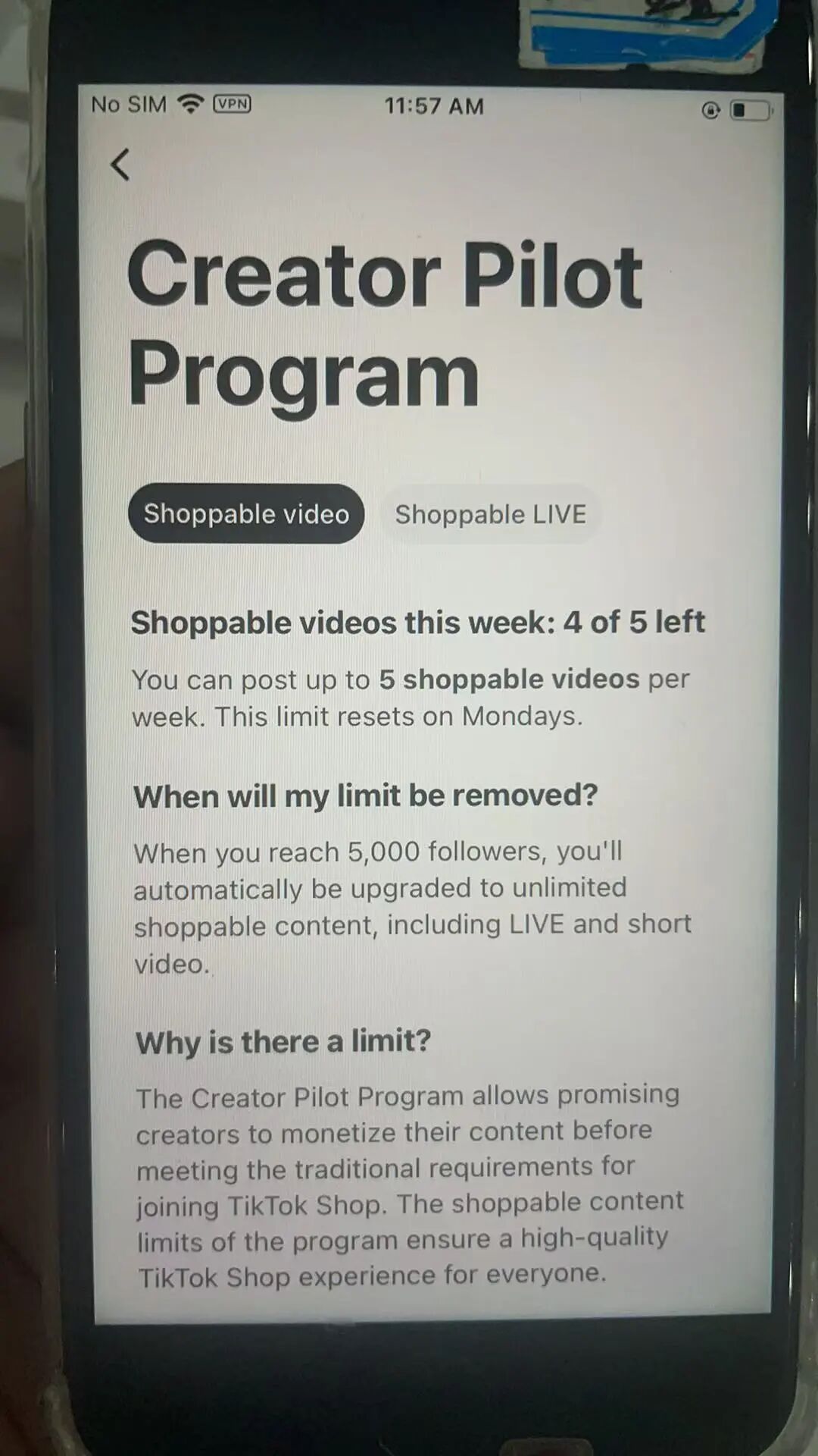 1000粉开启TikTok美区橱窗带货，创作者试点计划正式启动