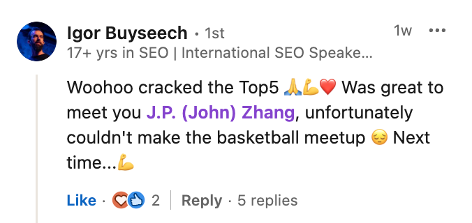 我是如何用一篇 LinkedIn 文章，在海外 SEO 圈实现“一石多鸟”的？