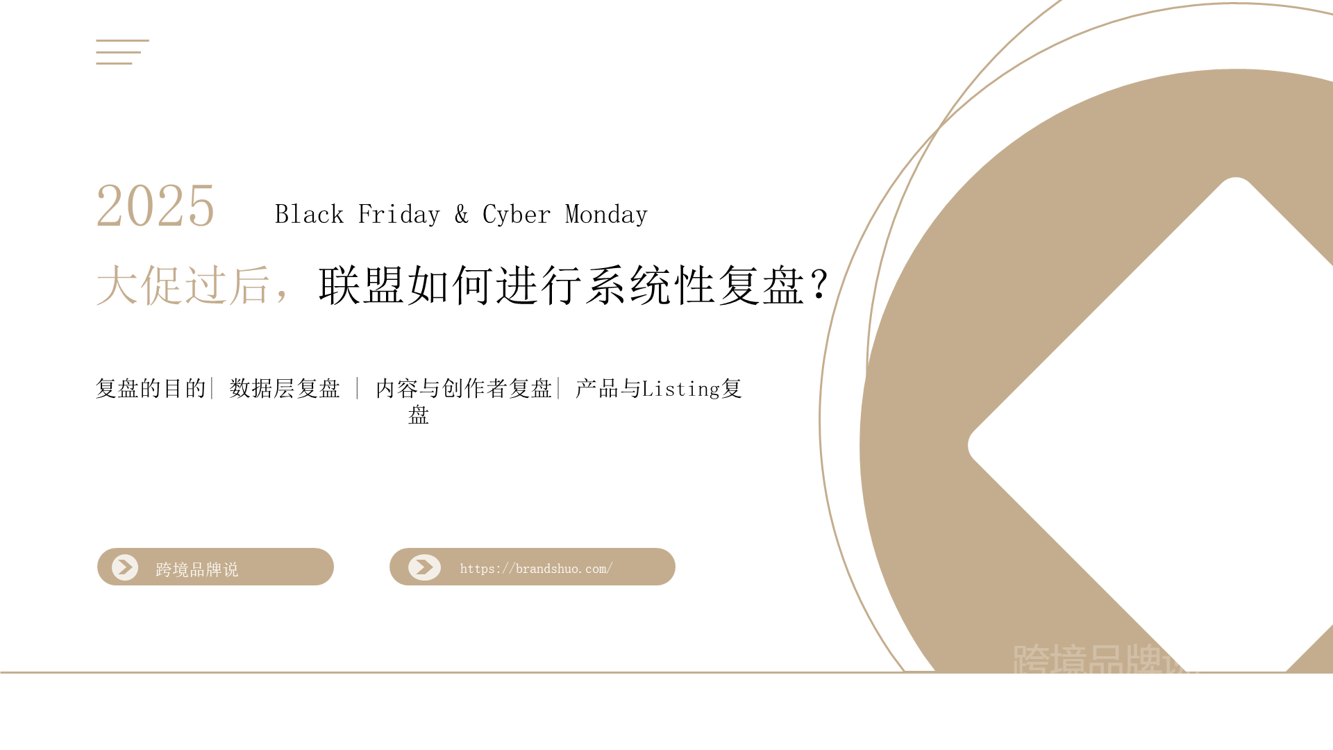 大促过后，联盟如何进行系统性复盘？