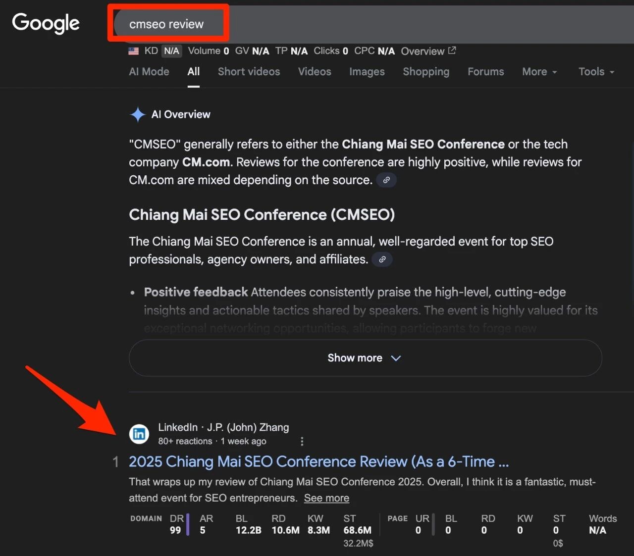 我是如何用一篇 LinkedIn 文章，在海外 SEO 圈实现“一石多鸟”的？