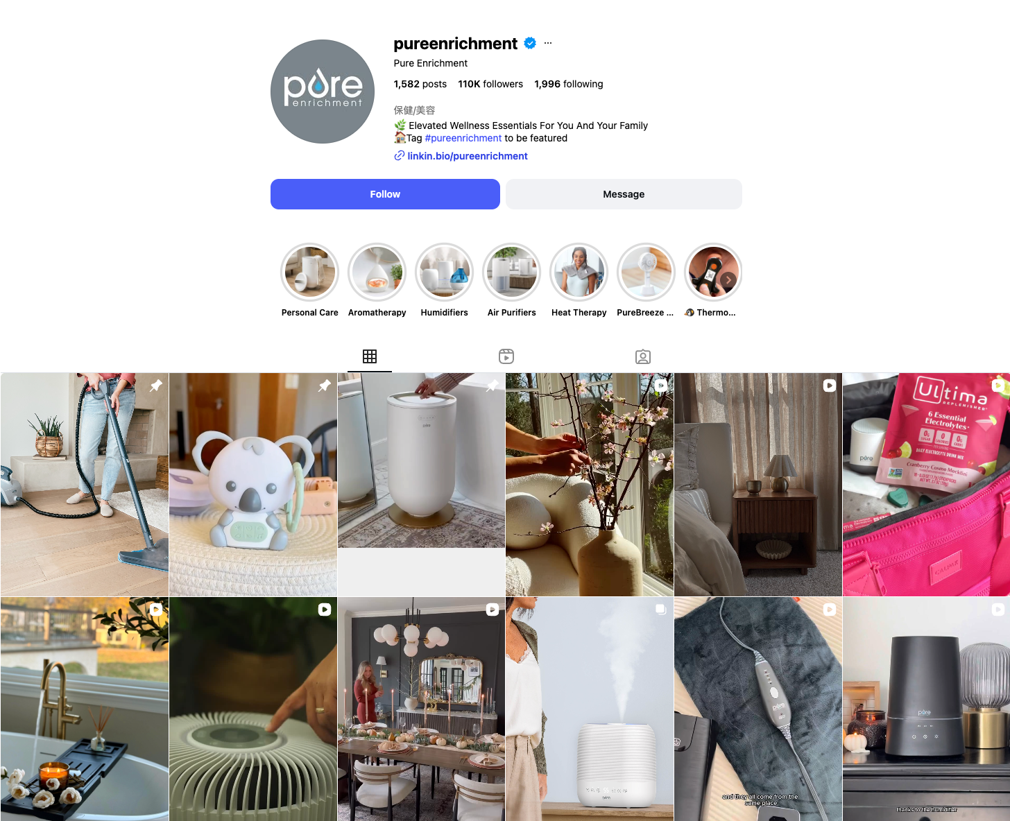 同质化严重、红海品类，北美加湿器品牌Pure Enrichment凭什么能杀出一条增长路？