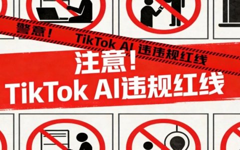 注意！TikTok AI违规红线