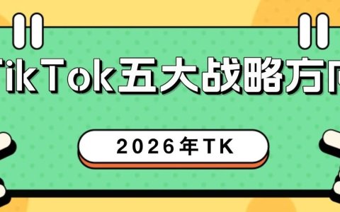 2026年TikTok五大战略方向