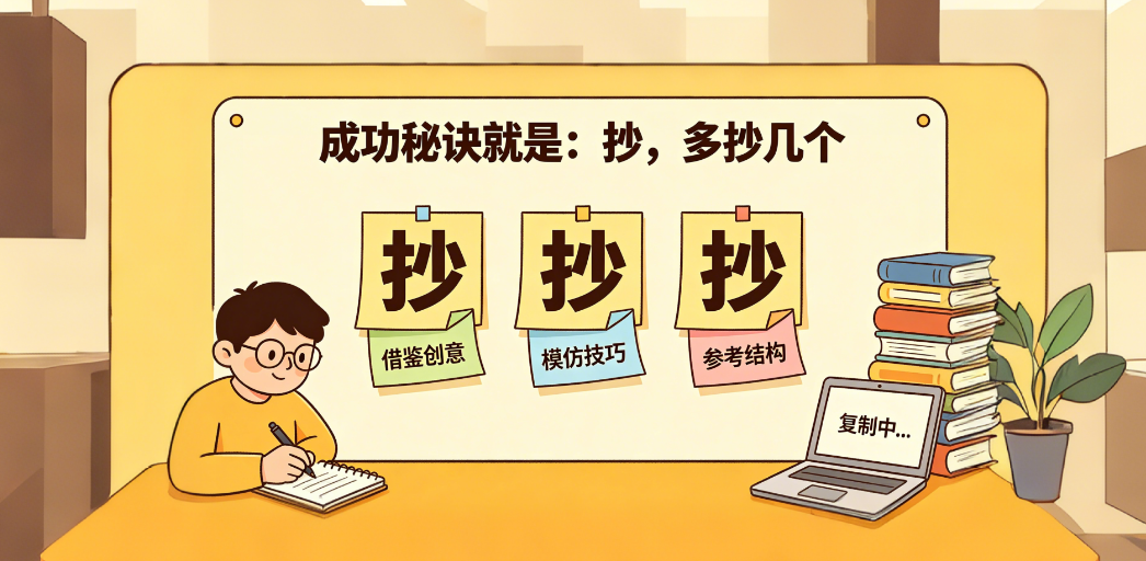 高效 AI 提示词的秘诀一个字：抄 - 奇赞