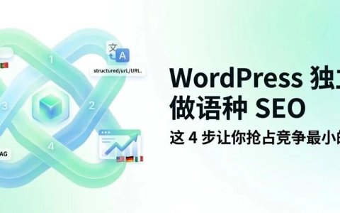 WordPress 独立站做小语种 SEO，这 4 步让你抢占竞争最小的流量